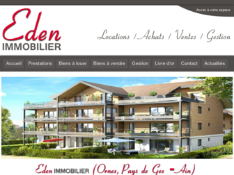 edenimmobilier-ornex.com website preview