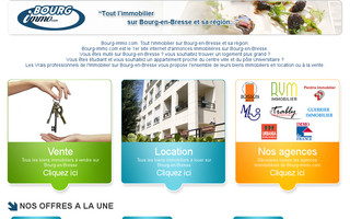 bourg-immobilier.com website preview