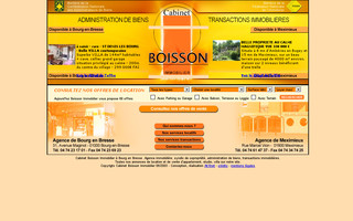 boisson-immobilier.fr website preview