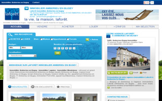 laforet-immobilier-amberieu.com website preview