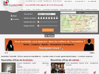 bugey-immobilier.fr website preview