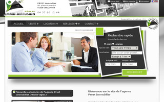 immobilierdombes.com website preview