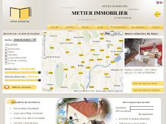 metier-immobilier.fr website preview