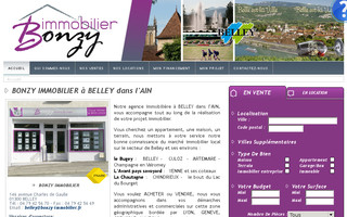 bonzy-immobilier.fr website preview