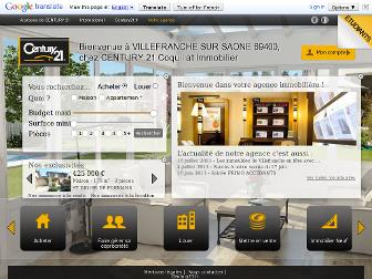 century21coquillatimmobilier.com website preview