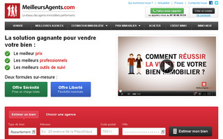 meilleursagents.com website preview