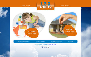 123visite.fr website preview