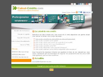 calcul-credits.com website preview
