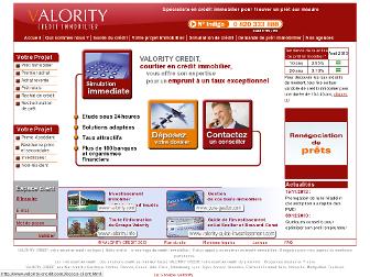 valority-credit.com website preview
