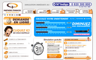 partners-finances.com website preview