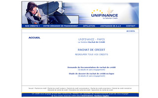 unifinance.net website preview