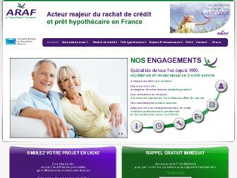 araf.fr website preview