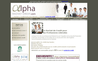 alpha-rachat-credit.com website preview