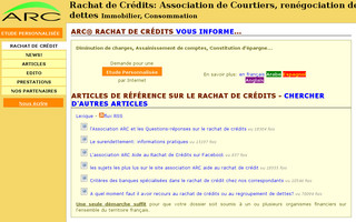 arcrachatcredits.org website preview