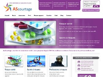 ascourtage.fr website preview