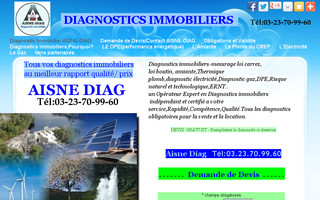 diagnostic-immobilier-aisnediag.fr website preview