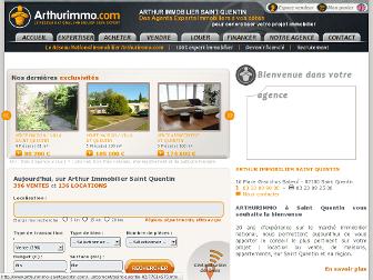arthurimmo-saintquentin.com website preview