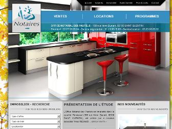 saintquentin-notaires.fr website preview