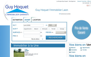 guyhoquet-immobilier-laon.com website preview