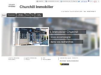 churchill-immobilier.fr website preview