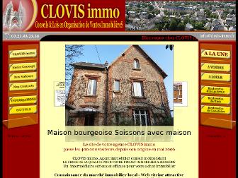 clovis-immo.fr website preview