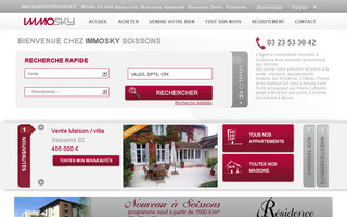 appartementsoissons.fr website preview