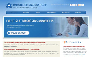 immobilier-diagnostic.fr website preview