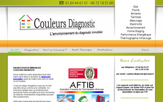 couleursdiagnostic.com website preview