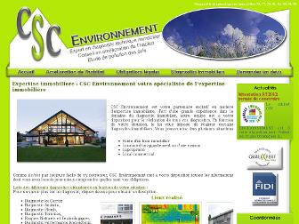 csc-environnement.com website preview