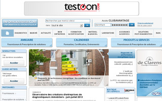infodiagnostiqueur.com website preview