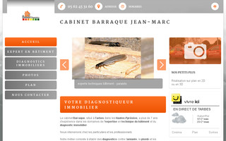 barraque-diagnostic-immobilier-65.fr website preview