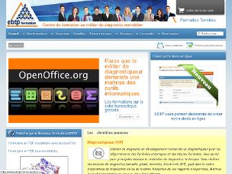 ebtp.fr website preview