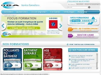 formations.itga.fr website preview