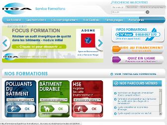 formations.itga.fr website preview