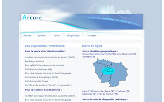 arcore.fr website preview