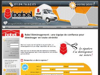 babel-demenagement.fr website preview