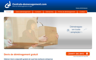 centrale-demenagement.com website preview