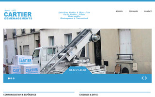 demenagement-cartier.com website preview