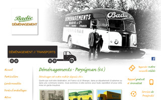 badie-demenagement.fr website preview