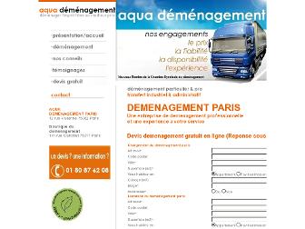 aquademenagement.com website preview