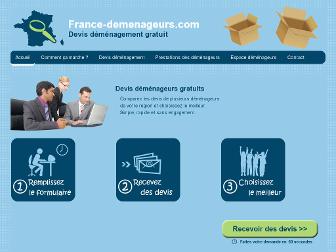france-demenageurs.com website preview