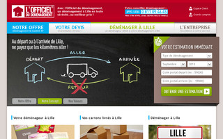 lille.officiel-demenagement.com website preview