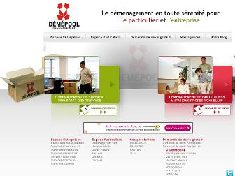demepool.com website preview