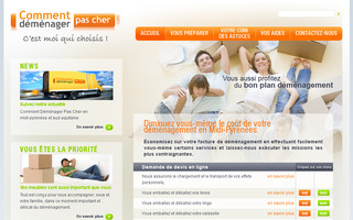 comment-demenager-pas-cher.com website preview