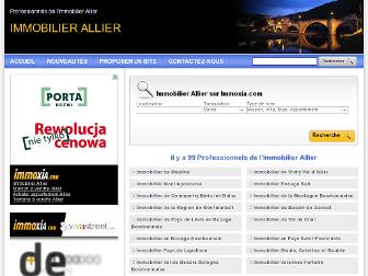 immobilierallier.com website preview