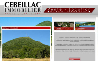 auvergneimmobilier.com website preview