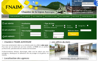 fnaim-auvergne.com website preview