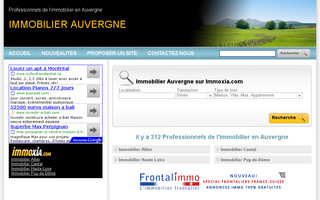 immobilierauvergne.fr website preview