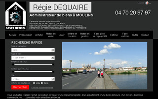 regie-dequaire.com website preview