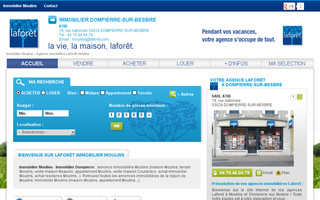 laforet-immobilier-moulins.com website preview
